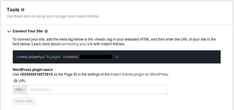 Connecting your Website with your Facebook page 