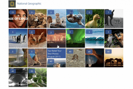 Example of Facebook gallery with dozens of pictures