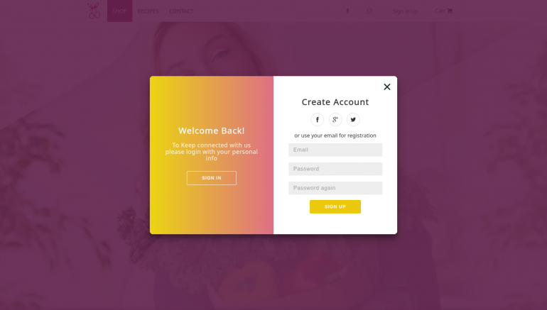 Easy Kitchen Lab E-commerce project, fully developed and customized Drupal website