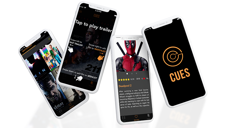 Cues project, movie industry startup platform
