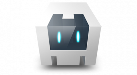 Cordova logo, white cubic